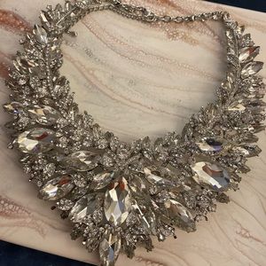 Crystal statement necklace